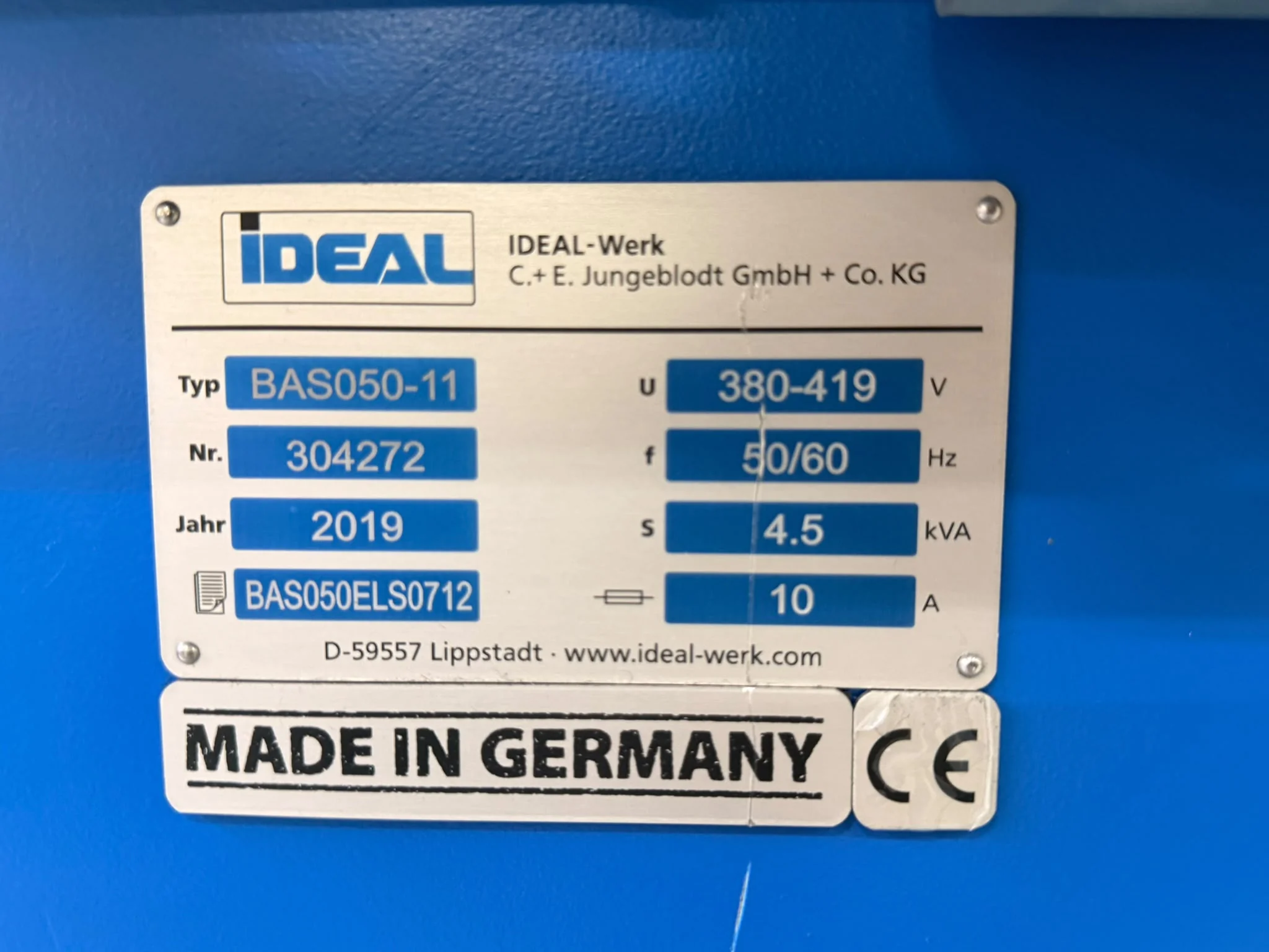 IDEAL BAS 050-11 GTR aparat za varenje testera 10