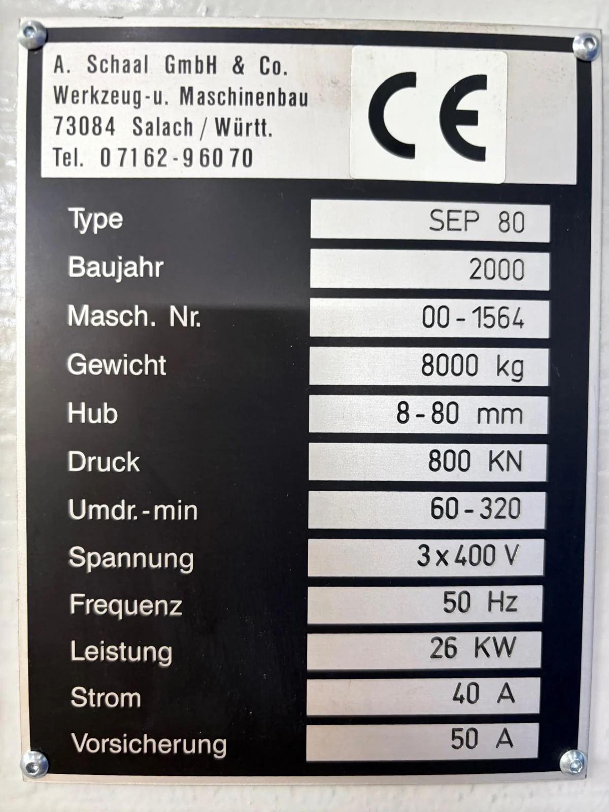 Schaal SEP 80 22