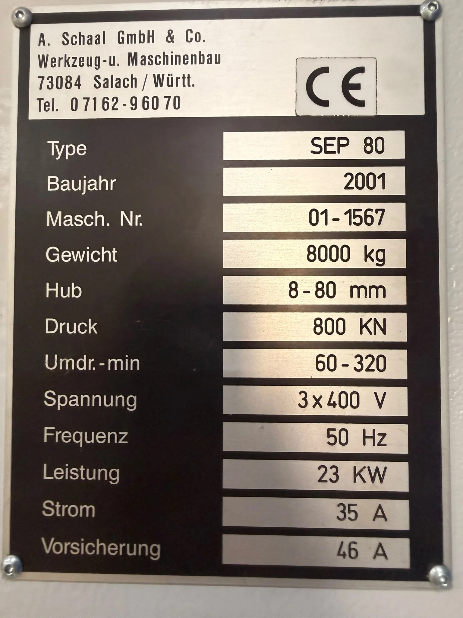 Schaal SEP 80 SZV 302 10