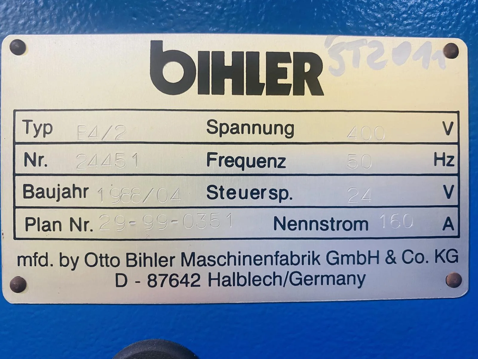 Bihler B4/22 6