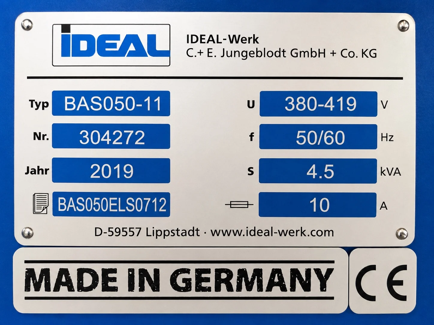 IDEAL BAS050-11 2