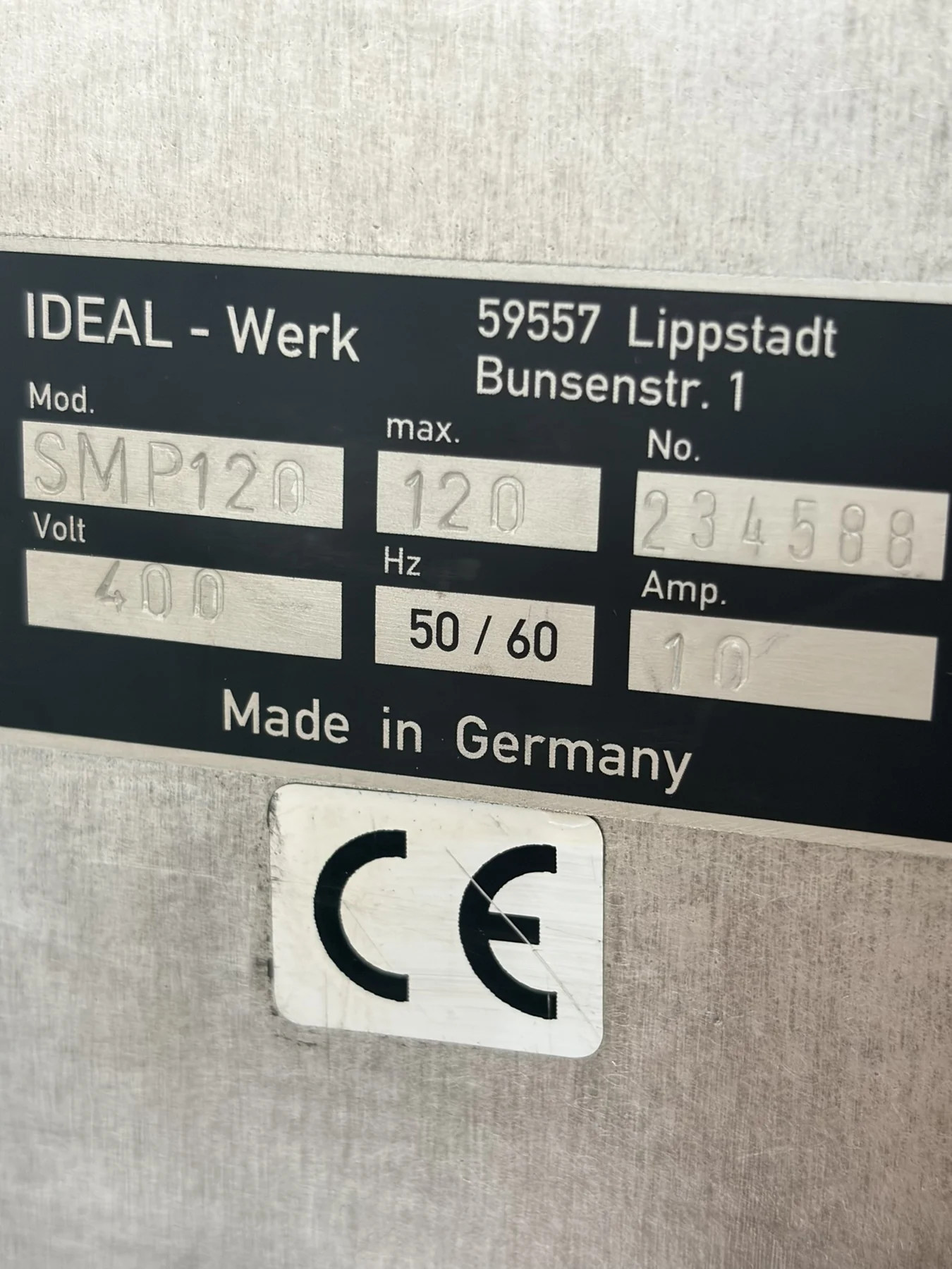 Ideal SMP 120 Weld grinder 8